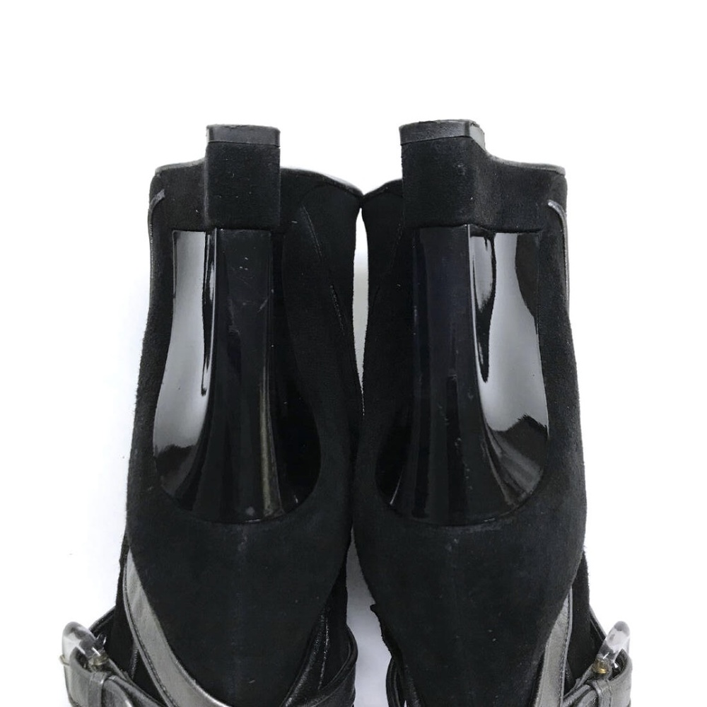 ❌❌SOLD❌❌ CASADEI Ankle Boots LUCITE Wedge Heels - Picture 6 of 8